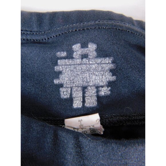 Under Armour Capri Pants Womens Small Navy Black Stretch Athletic Gym Workout - Picture 3 of 4